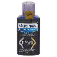 Mucinex Cold & Flu, Nightshift, for Ages 12+ - 6 Fluid ounce 