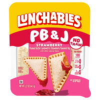Lunchables Strawberry Peanut Butter Sandwich & Strawberry Flavored Dip - 2.27 Ounce