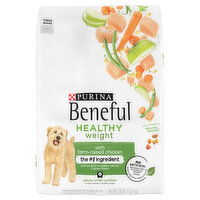 Beneful Dog Food, Natural, with Farm-Raised Chicken, Healthy Weight, Adult - 28 Pound 