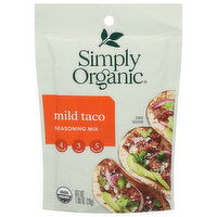 Simply Organic Seasoning Mix, Mild Taco - 1 Ounce 