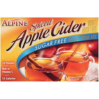 Alpine Sugar Free Spiced Apple Cider Instant Drink Mix - 1.4 Ounce 