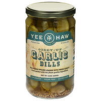 Yee-Haw Pickle Co. Pickles, Giddy-Up Garlic Dills, Premium