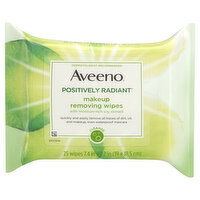 Aveeno Makeup Removing Wipes, Cleanse - 25 Each 