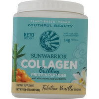 Sunwarrior Protein Peptides, Collagen Building, Tahitian Vanilla - 17.6 Ounce 