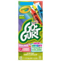 Go-Gurt Fat Free Tropical Sunglow/Strawberry Razzmatazz Yogurt - 8 Each