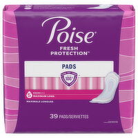 Poise Pads, Maximum, Long