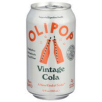 Olipop Soda, Vintage Cola - 12 Fluid ounce 