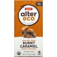 Alter Eco Chocolate, Organic, Deep Dark Salted Burnt Caramel - 2.82 Ounce 