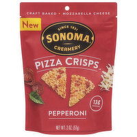 Sonoma Creamery Pizza Crisps, Pepperoni - 2 Ounce 