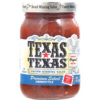 Texas Texas Salsa, Homestyle, Perfect Hot - 16 Ounce 