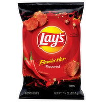 Lay's Potato Chips, Flamin' Hot Flavored - 7.75 Ounce 