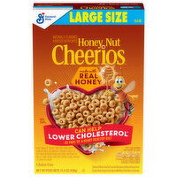 Cheerios Cereal, Whole Grain, Honey Nut, Large Size