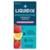 Liquid I.V. Electrolyte Drink Mix, Strawberry Lemonade - 10 Each
