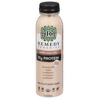 Remedy Organics Shake, 100% Plant Based, Super Chai Fuel - 12 Fluid Ounce