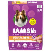 IAMS Dog Food, Super Premium, Chicken & Whole Grain Recipe, Healthy Aging, Mature 7+ - 15 Pound 