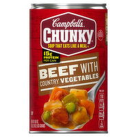 Campbell's Soup, Beef with Country Vegetables - 18.8 Ounce 