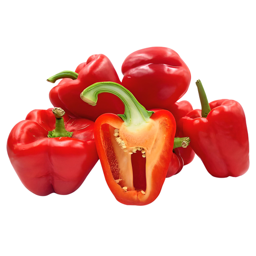 Organic Red Bell Peppers - 1 Each