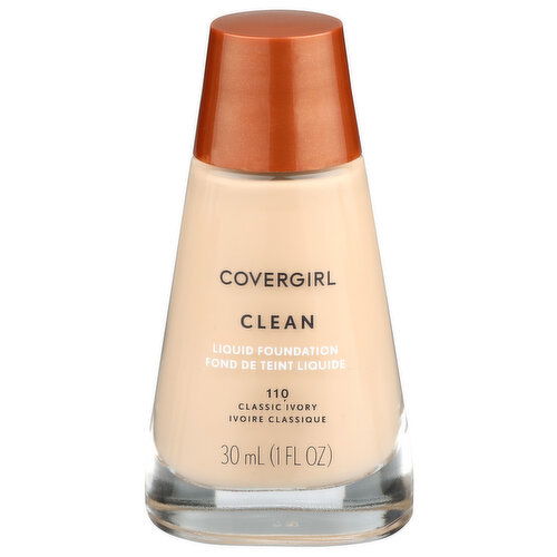 Covergirl 110 Classic Ivory Clean Liquid Foundation - 1 Fluid Ounce