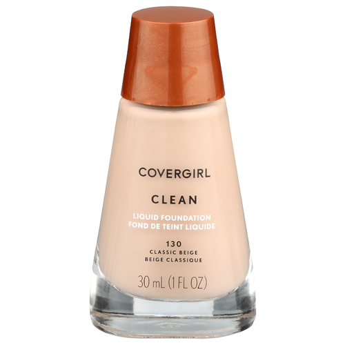 Covergirl 130 Classic Beige Clean Liquid Foundation - 30 ml