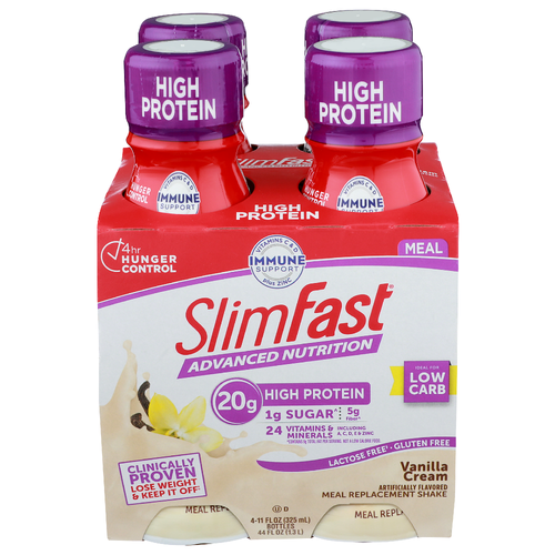 Slimfast Meal Replacement Shake - 11 Fluid Ounce - 4 Count