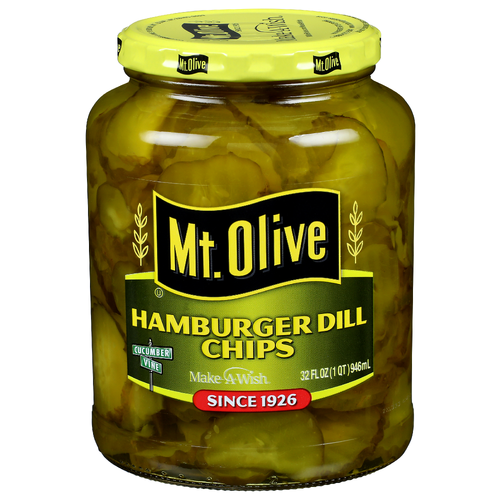 Mt. Olive Hamburger Dill Chips - 32 Fluid Ounce