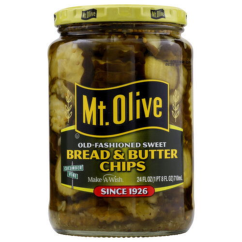 Mt. Olive Mop Bread Bttr Chip Old Fshion - 24 Fluid Ounce