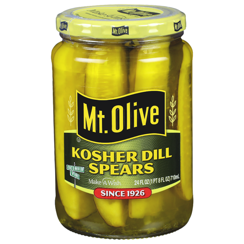 Mt. Olive Kosher Dill Spears - 24 Fluid Ounce