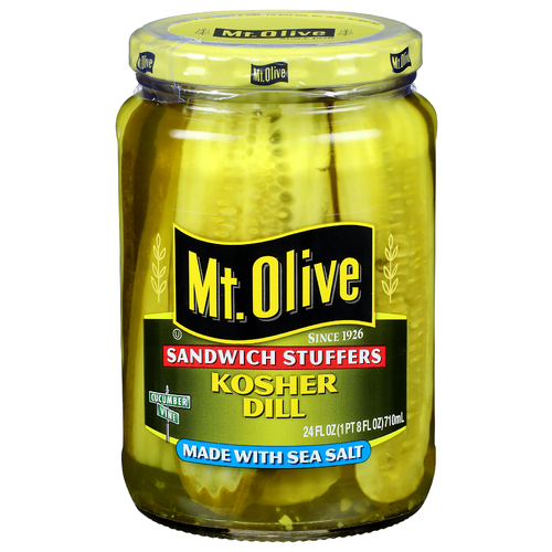 Mt. Olive Sandwich Stuffers Kosher Dill - 24 Fluid Ounce