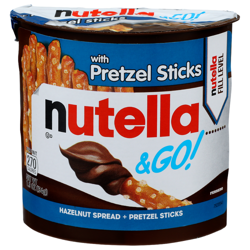 Nutella & Go! Hazelnut Spread + Pretzel Sticks - 1.9 Ounce
