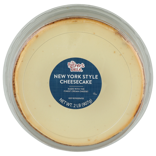The Father's Table New York Style Cheesecake - 2 Pound Image 1 of 4