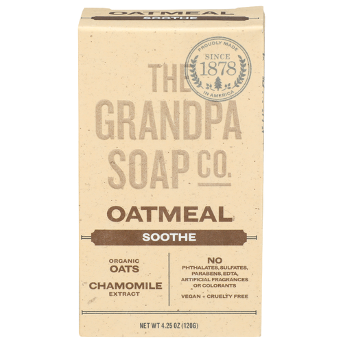 THE GRANDPA SOAP CO. Soothe Oatmeal Bar - 4.25 Ounce
