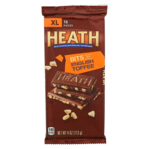 Heath Xl Milk Chocolate English Toffee Bar - 4 Ounce