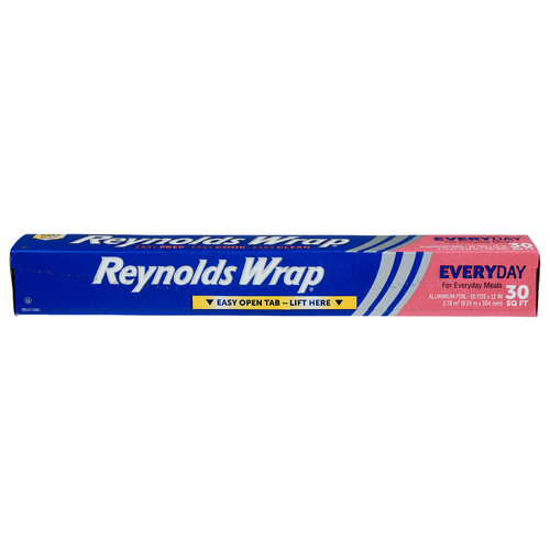 Reynolds Wrap Aluminum Foil, Everyday, 30 Square Feet - 1 Each