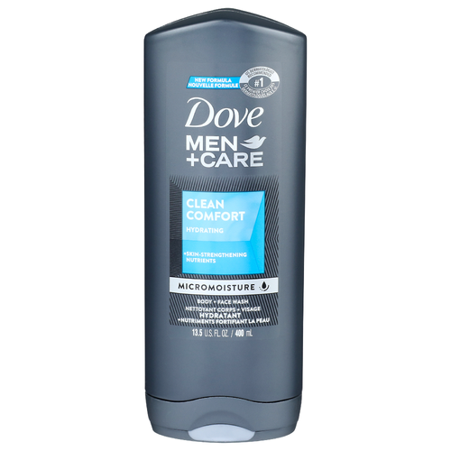 Dove Men+care Clean Comfort Body + Face Wash - 13.5 Fluid Ounce