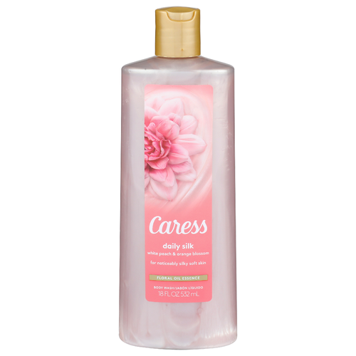 Caress Floral Oil Essence Daily Silk Body Wash - 18 Fluid Ounce