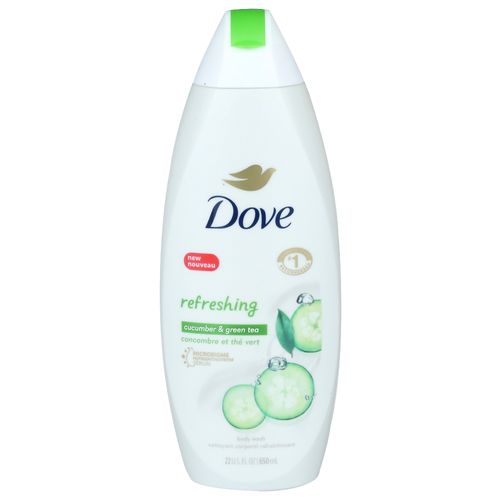 Dove Cucumber & Green Tea Refreshing Body Wash - 22 Fluid Ounce
