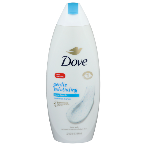 Dove Gentle Exfoliating Body Wash - 22 Fluid Ounce