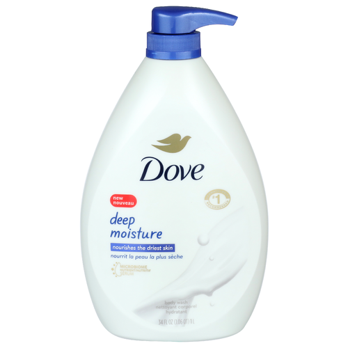 Dove Deep Moisture Body Wash - 34 Fluid Ounce