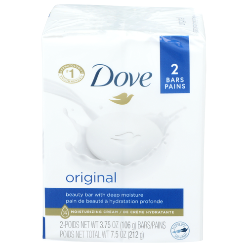 Dove Original Soap Bar - 3.75 Ounce - 2 Count