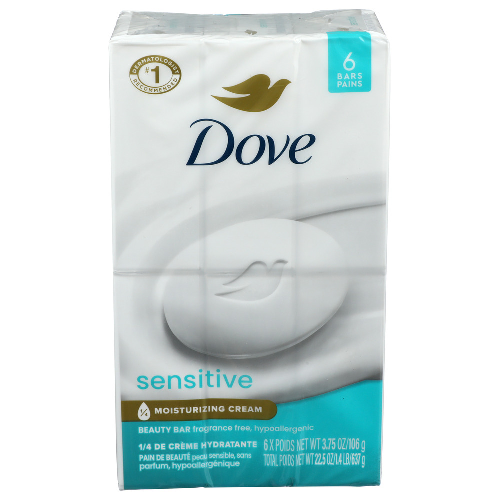 Dove Soap Sensitive Skin - 3.75 Ounce - 6 Count