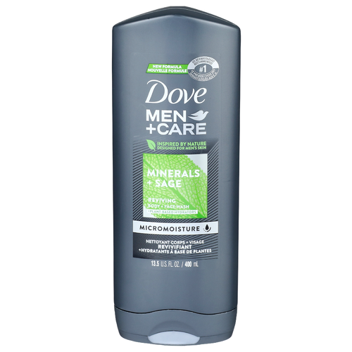 Dove Men+care Sage Micromoisture Men + Care - 13.5 Fluid Ounce