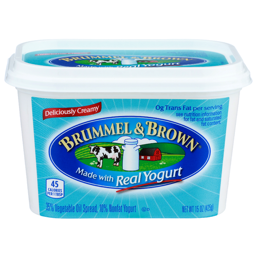 Brummel & Brown 35% Vegetable Oil Spread, 10% Nonfat Yogurt - 15 Ounce