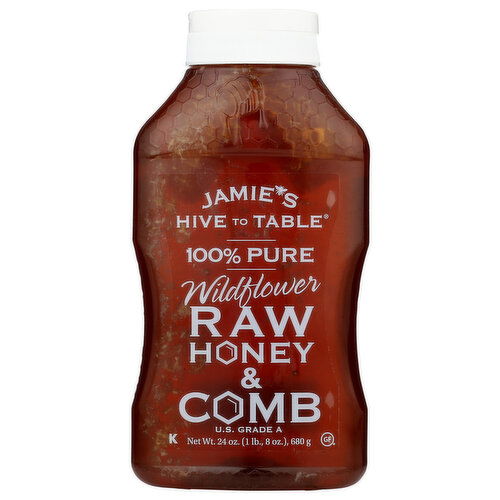 JAMIE'S HIVE TO TABLE Honey Jamies Wflwr w Comb - 24 Ounce