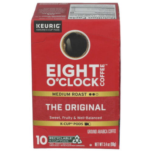Eight O'CLOCK Eoc Kcup Original 6X10CT - 0.34 Ounce - 10 Count Image 1 of 4