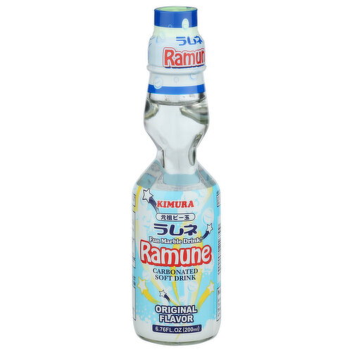 Kimura Ramune Soda Original - 6.76 Fluid Ounce Image 1 of 2