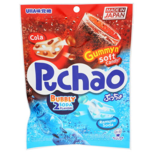 Puchao Uha Mikakuto Soft Candy Bag Bubbly Soda - 3.53 Ounce Image 1 of 4