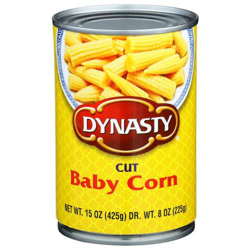 Dynasty Cut Baby Corn - 15 Ounce