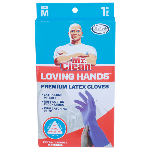 Mr. Clean Premium Latex Gloves - 1 Count
