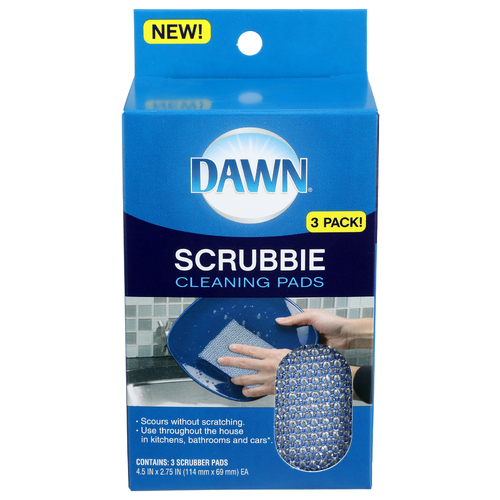 DAWN Scrubbie Cleaning Pads - 3 Count