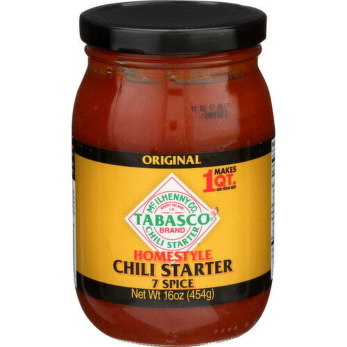 Tabasco Original Homestyle Chili Starter 7 Spice - 16 Ounce